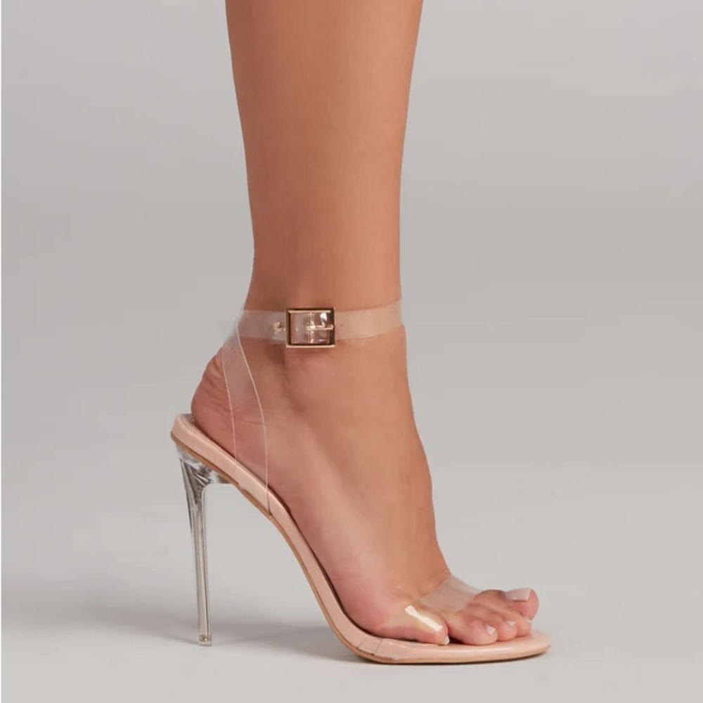 Windsor Clear Stiletto Heals
